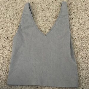grey tank top size M